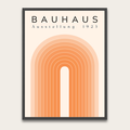 Bauhaus Retro Arch Poster (Framed) — 'Bauhaus Ausstellung 1923' Wall Art