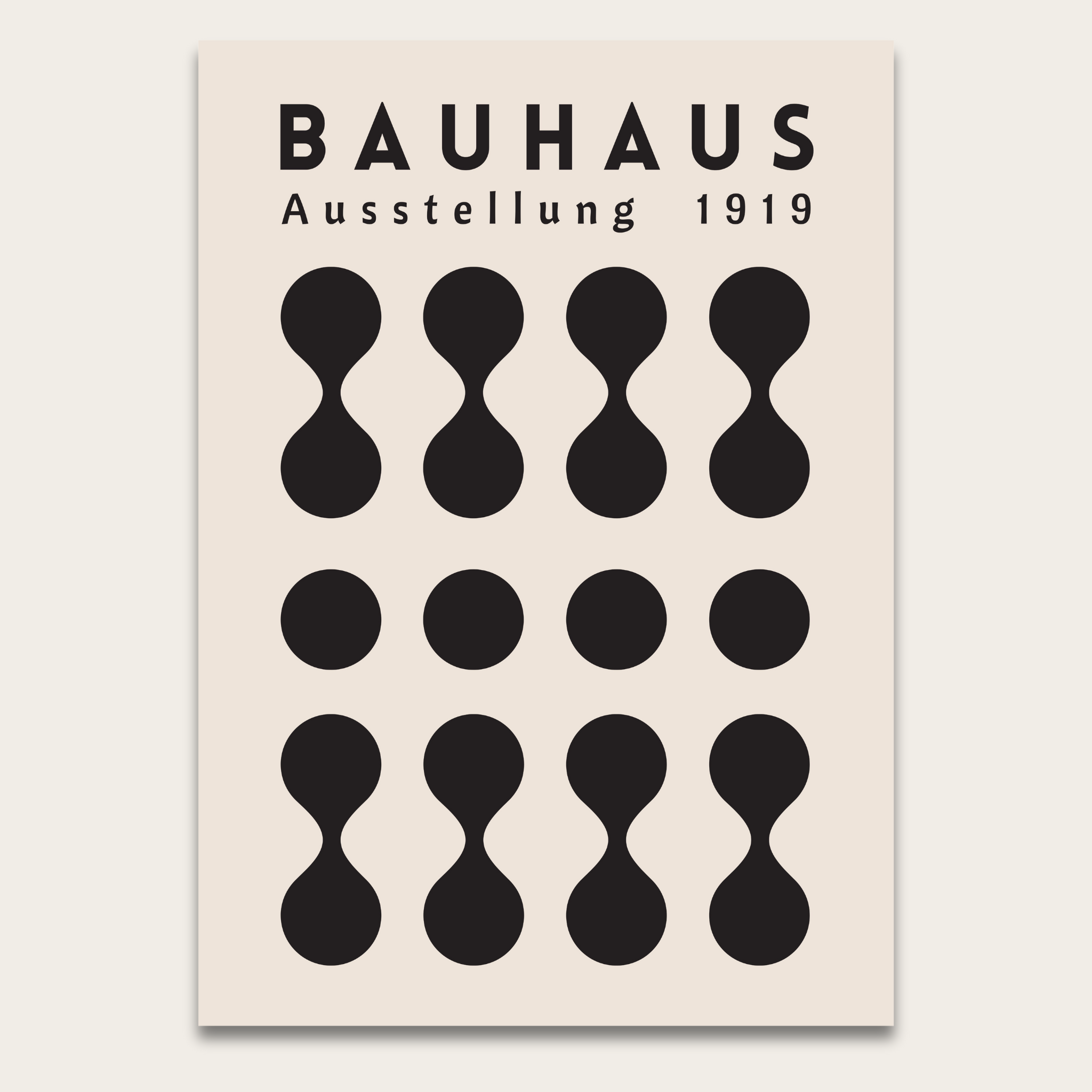 Bauhaus Exhibition 1919 Poster