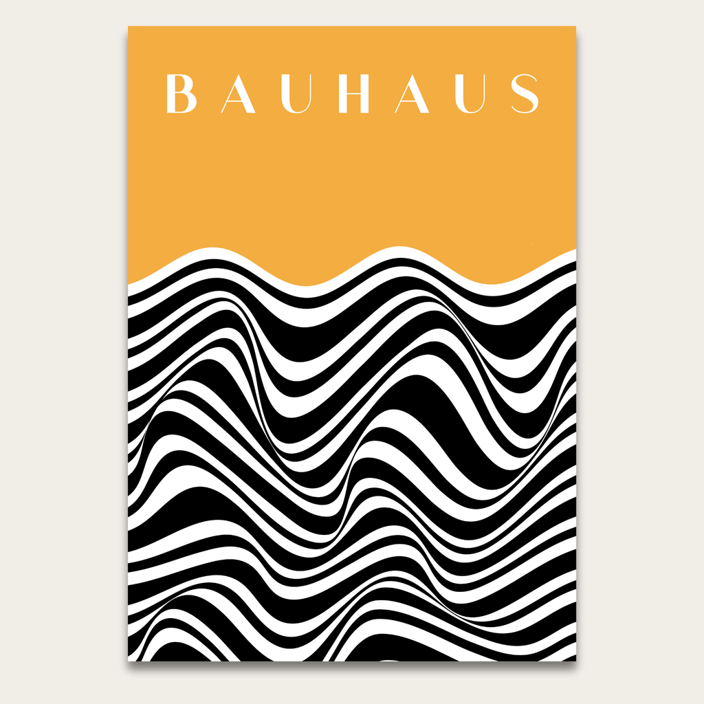 Bauhaus Wave Poster