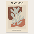 Matisse Abstract Cutout Art Poster — Mid-Century Modern Wall Print