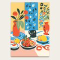 Still Life Poster — Colorful Modern Botanicals Wall Art