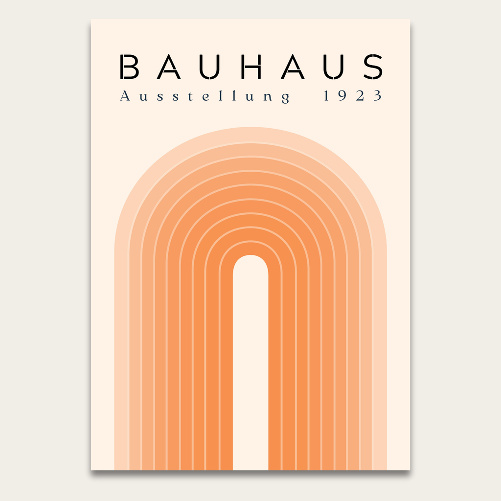 Bauhaus Exhibition 1923 Arch Poster