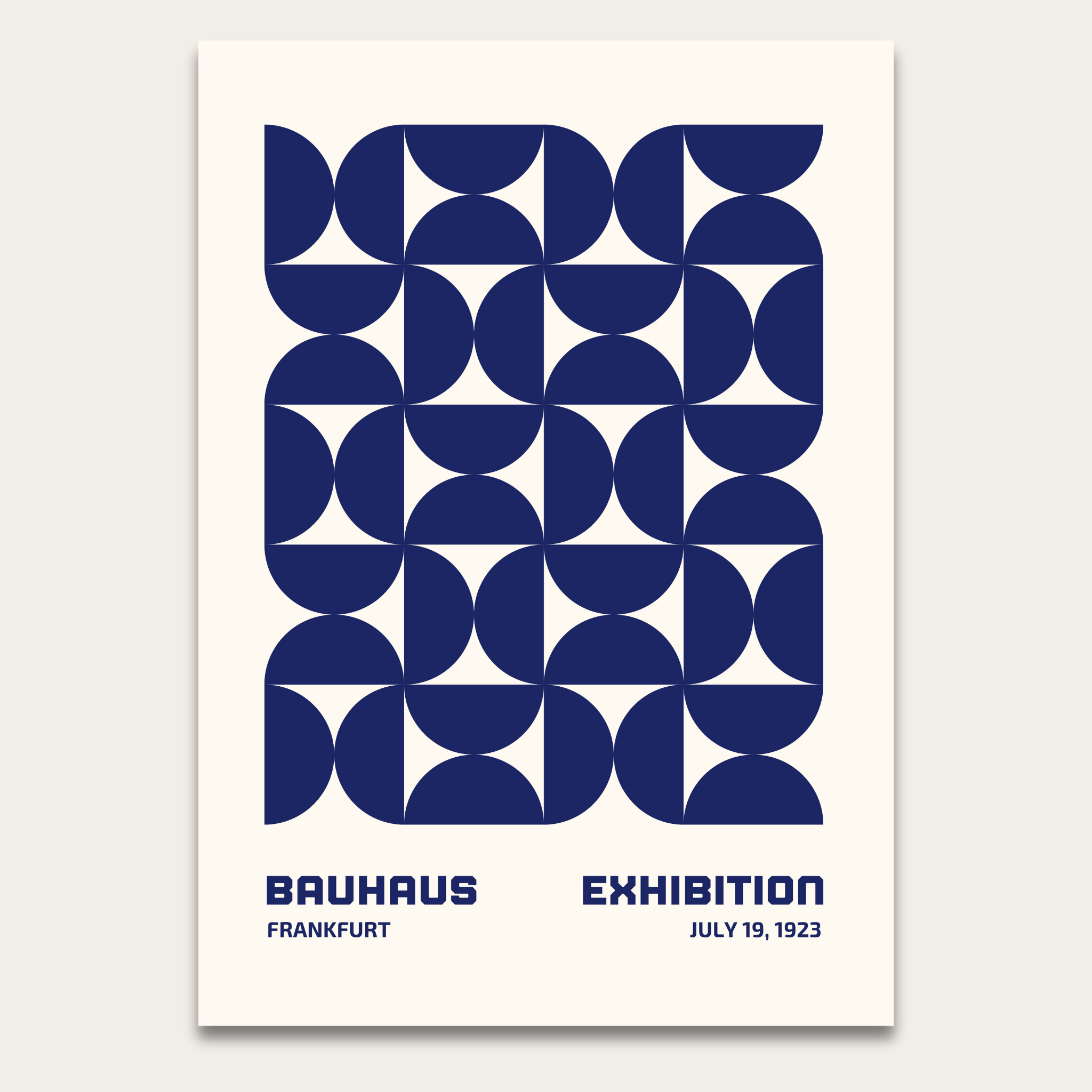 Bauhaus Exhibition Poster