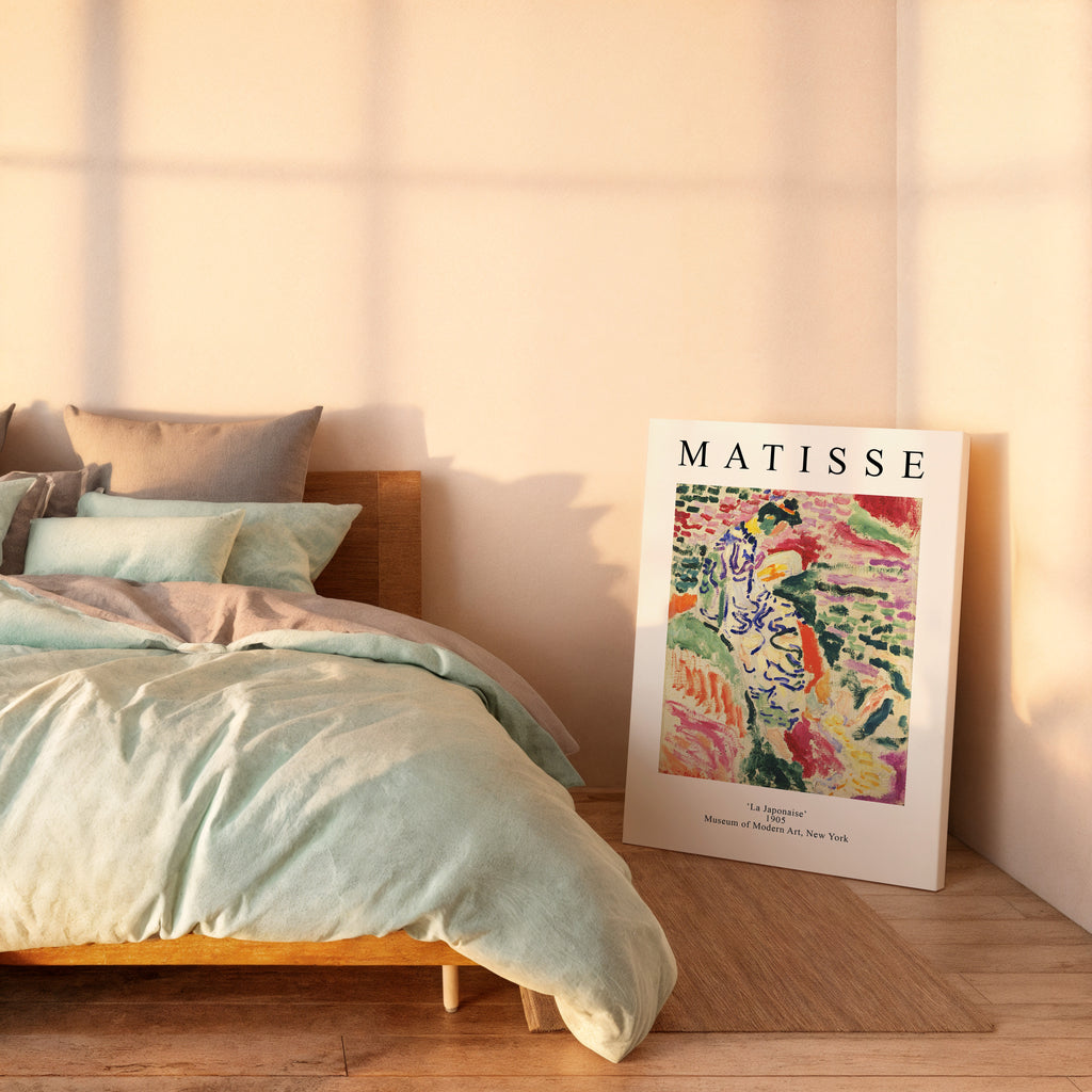 Matisse 'La Japonaise' Matte Canvas Print — Stretched Art Poster