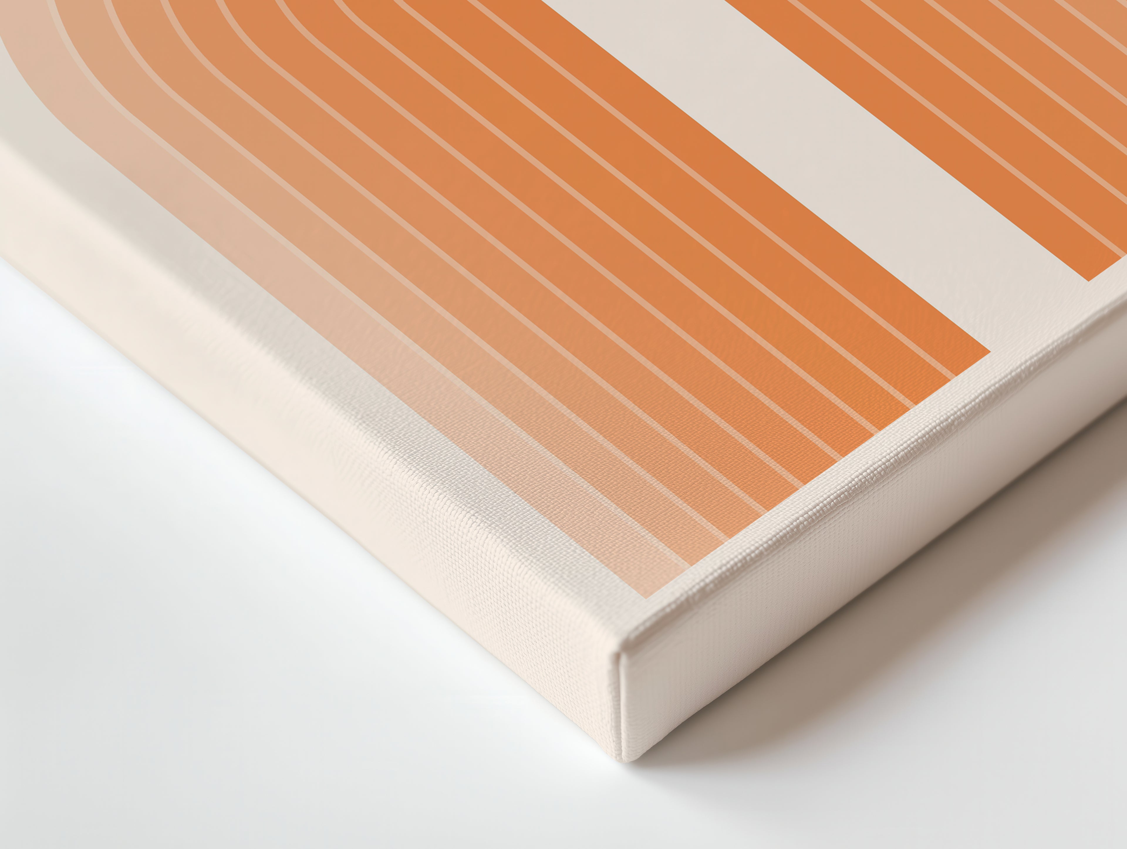 Bauhaus Ausstellung 1923 Orange Arch Matte Canvas Wall Art