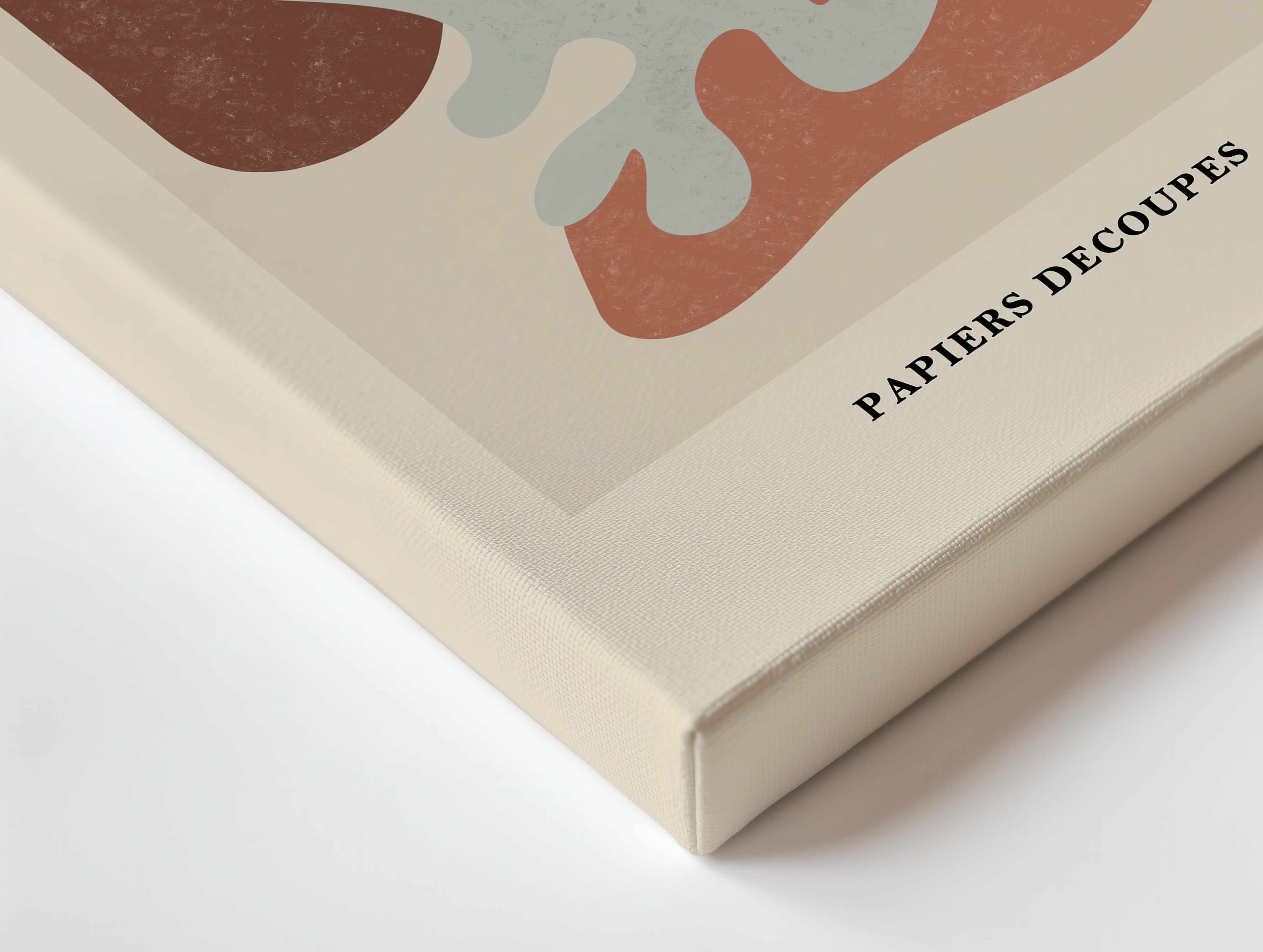 Matisse-Inspired Abstract Canvas Print — Mid-Century Botanical Wall Art, 'Papiers Découpés'