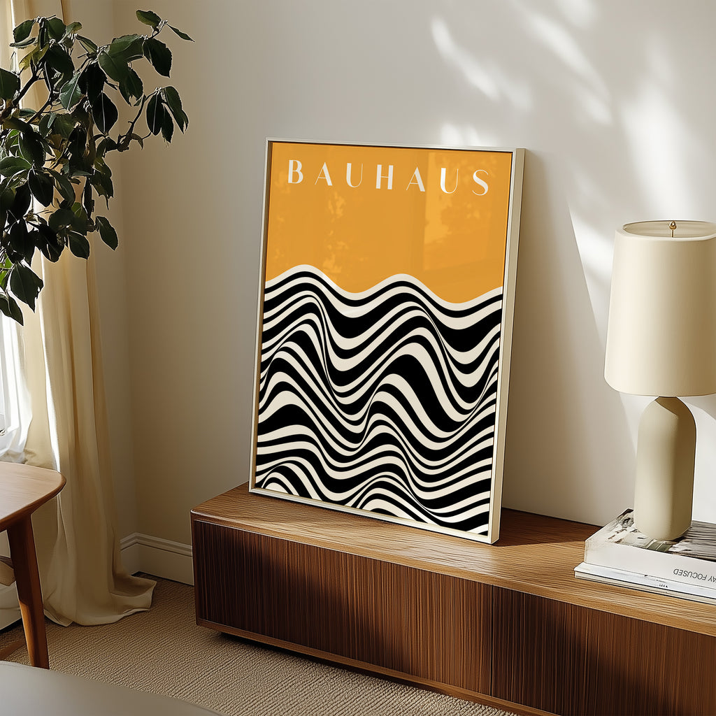 Bauhaus Wave Poster