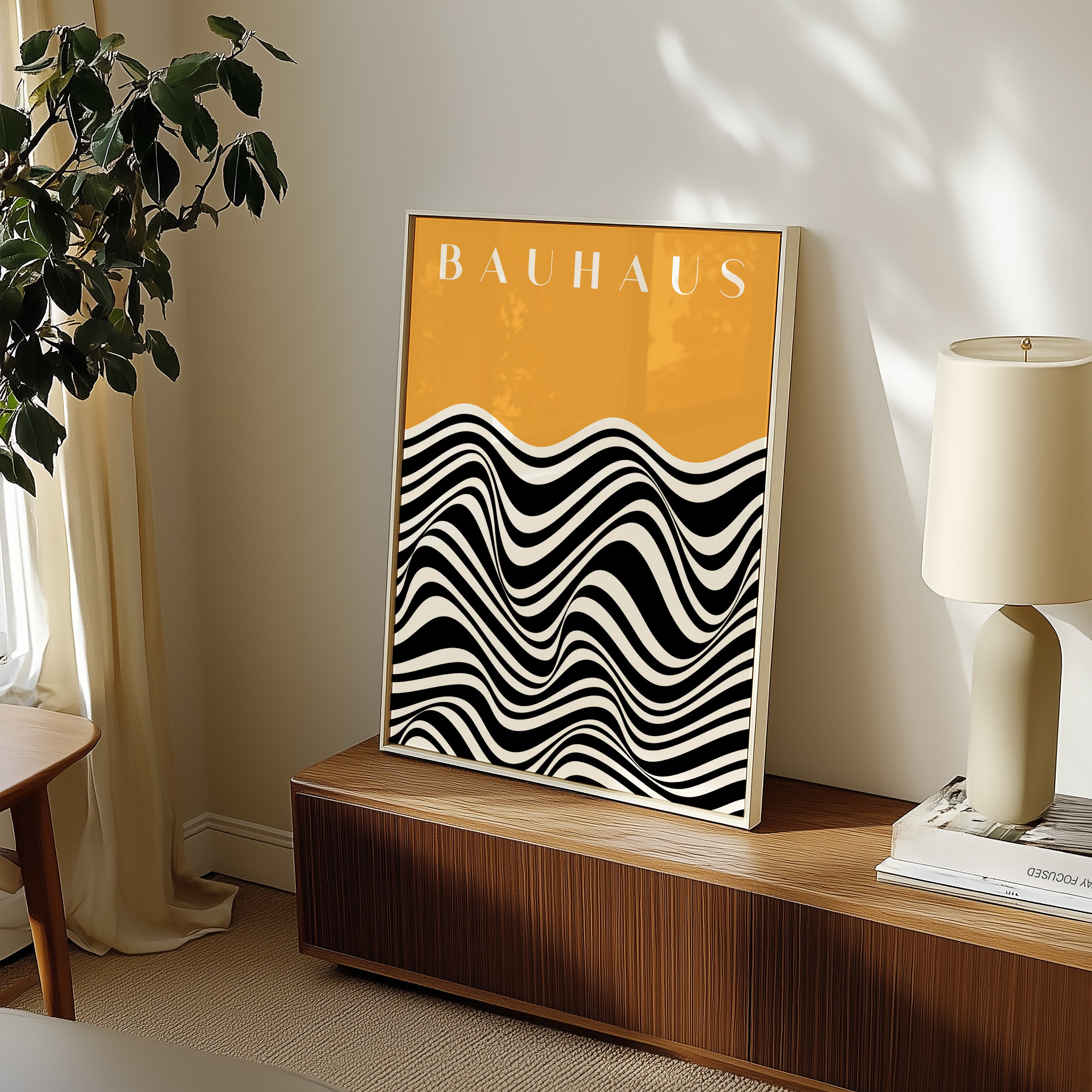 Bauhaus Wave Poster