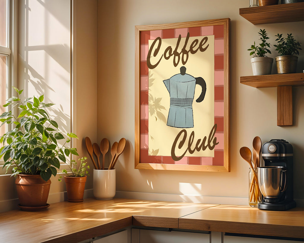 Bialetti Coffee Club Poster