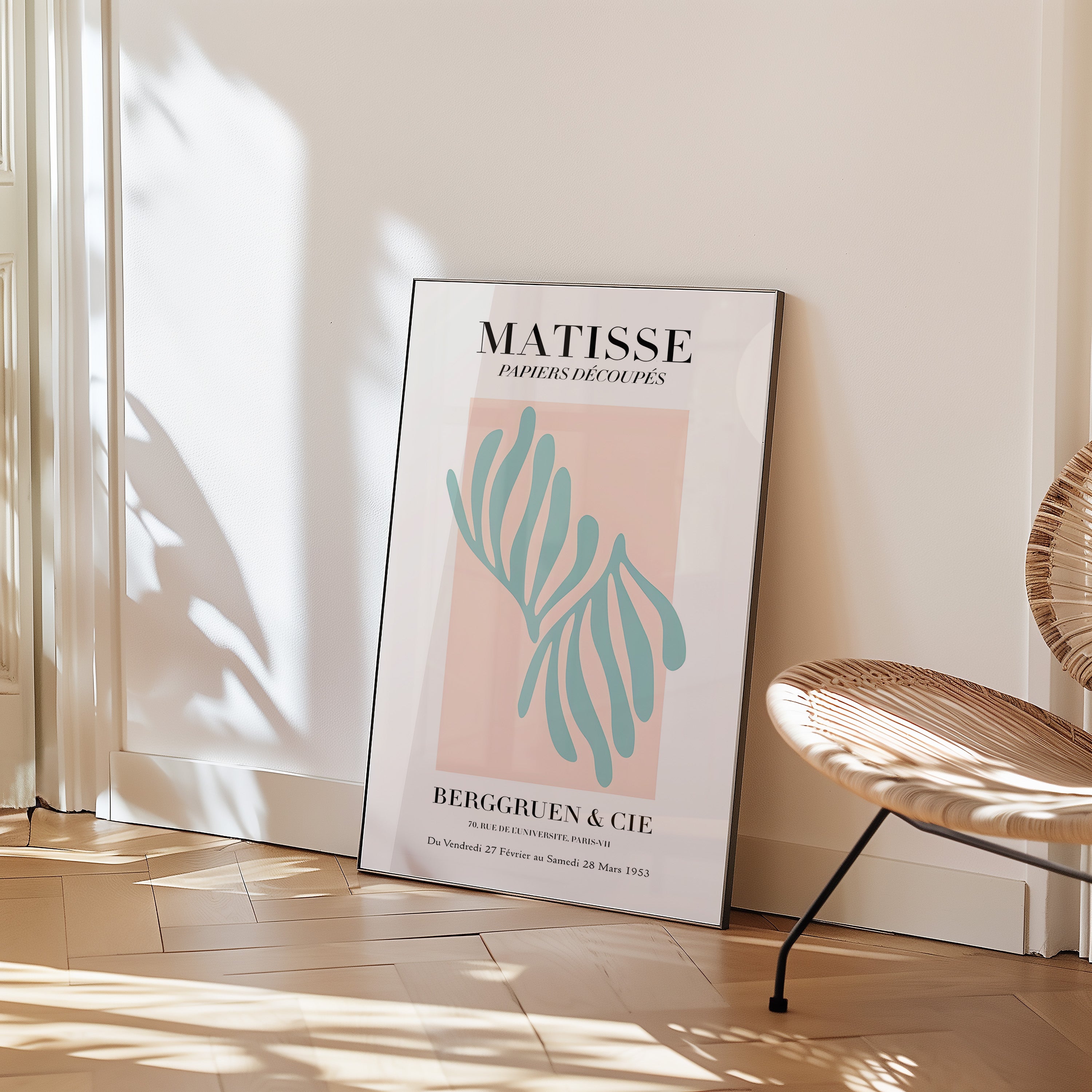 Matisse Abstract Poster – Pastel Cutout Art Print