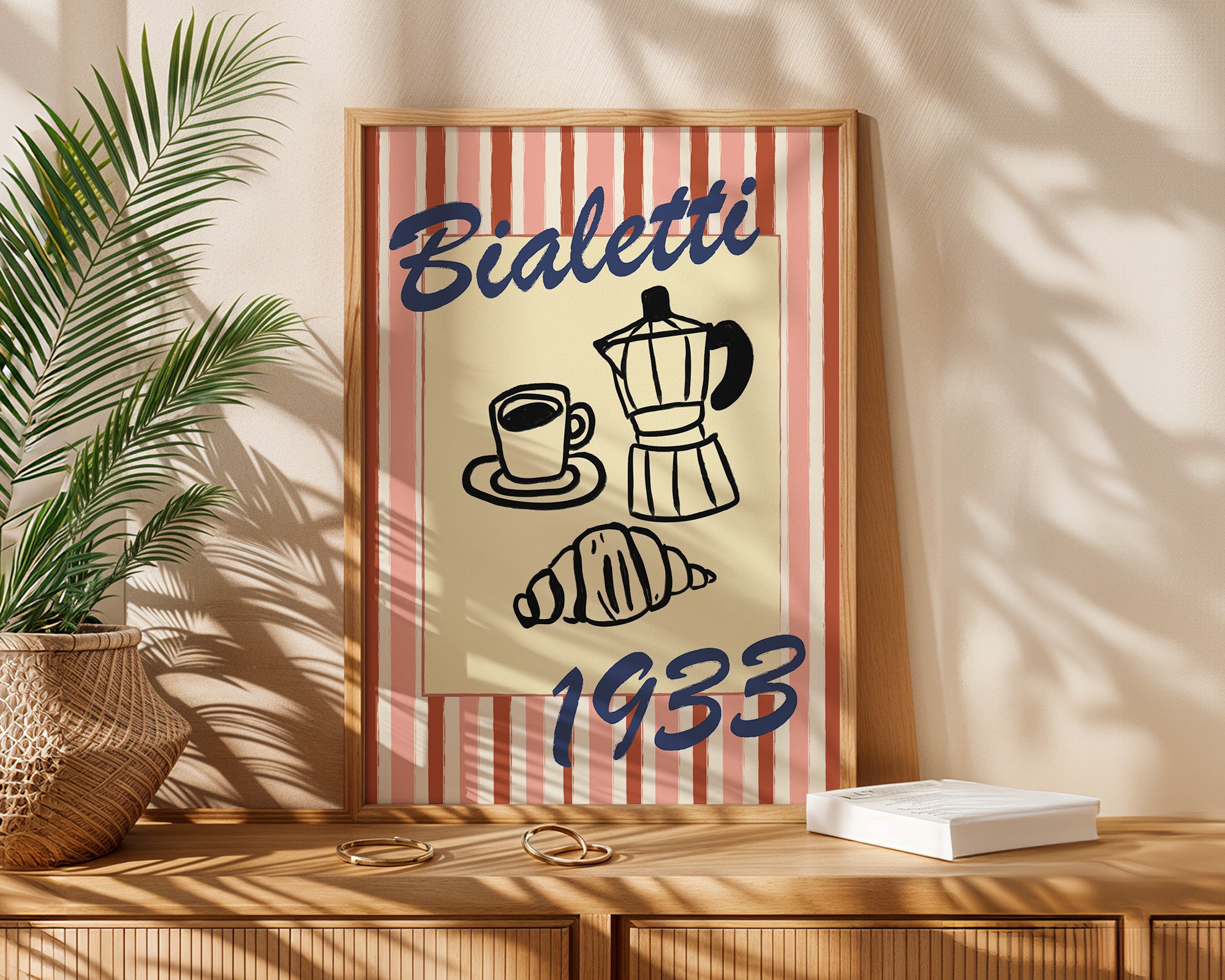Vintage Bialetti Coffee Poster