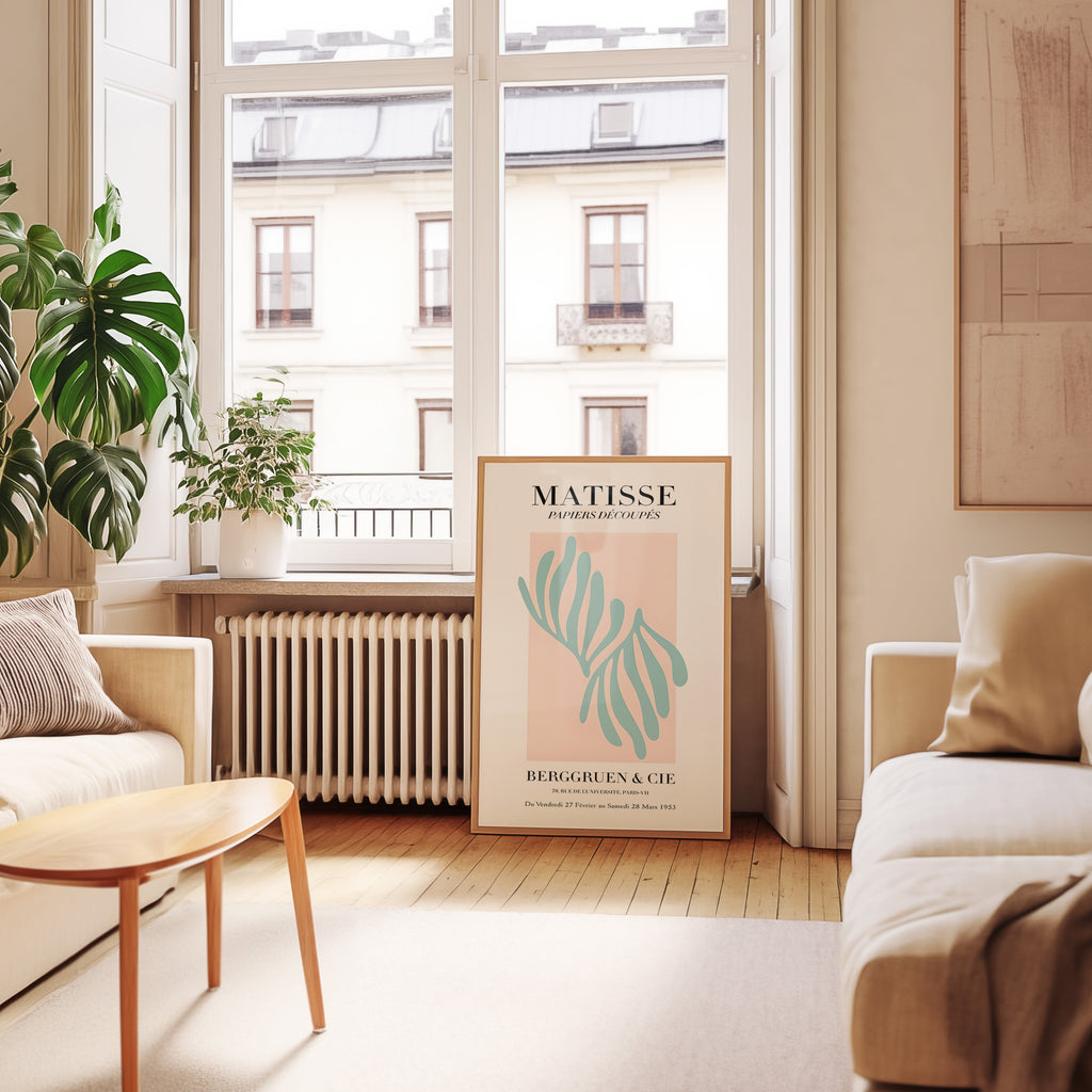 Matisse Abstract Poster – Pastel Cutout Art Print