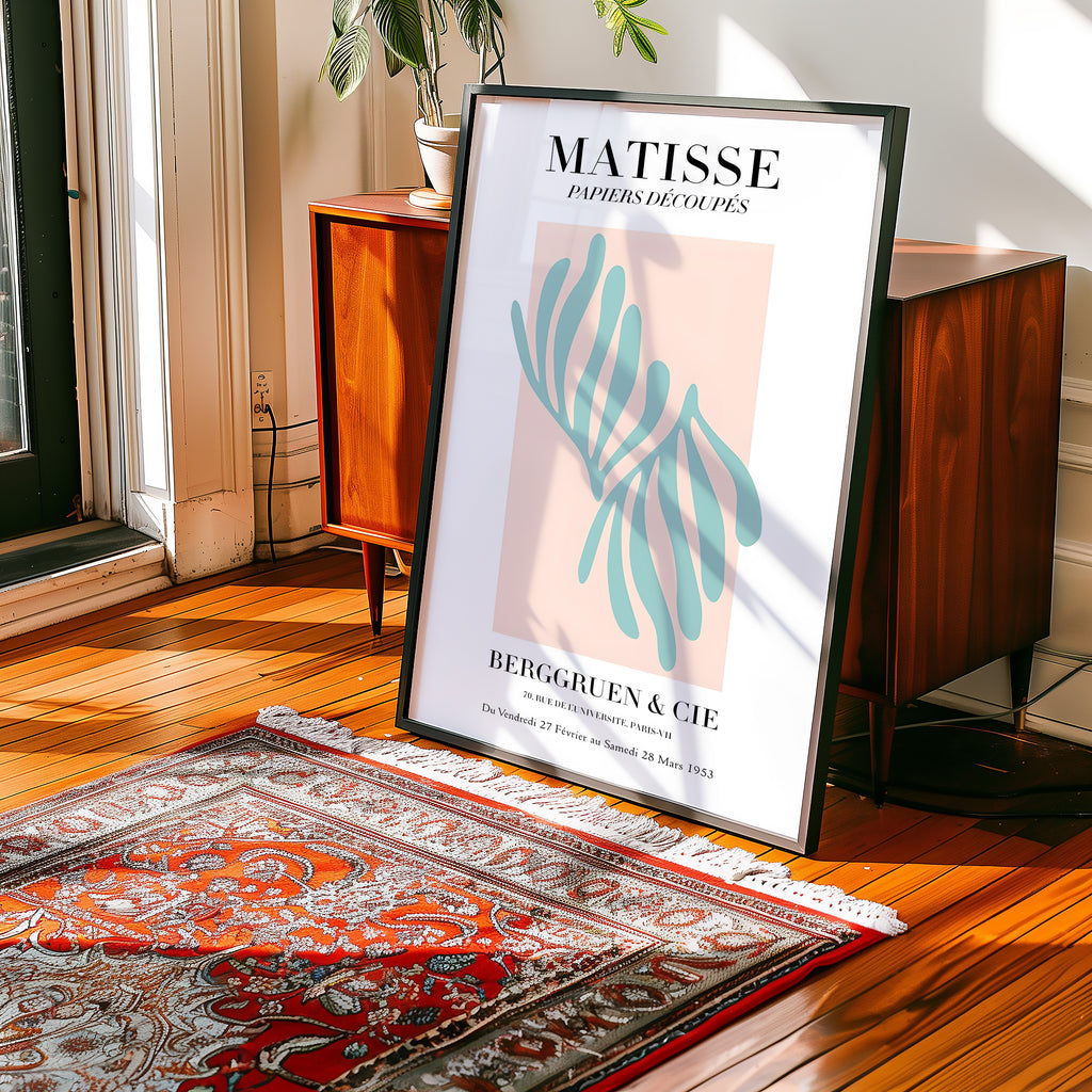 Matisse Abstract Poster – Pastel Cutout Art Print