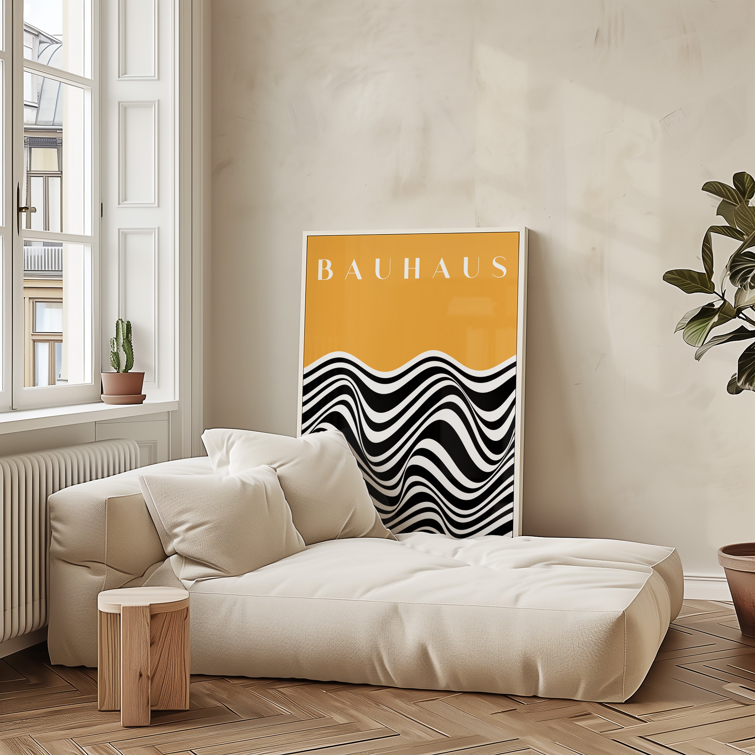 Bauhaus Wave Poster