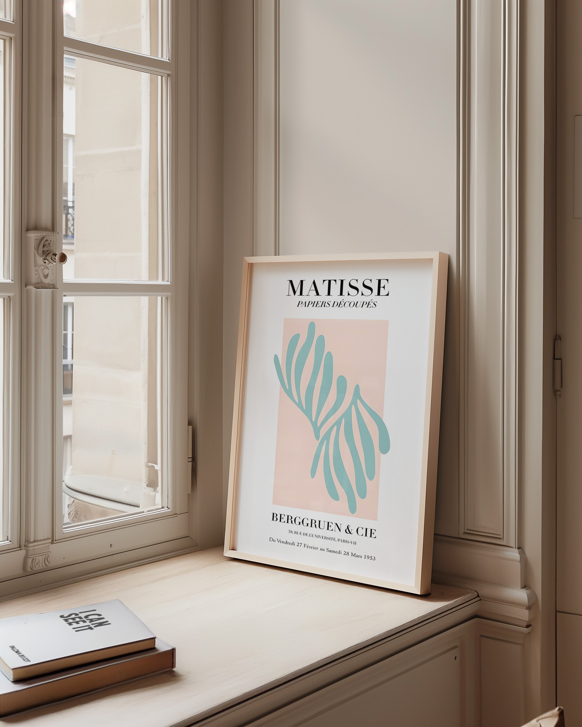 Matisse Abstract Poster – Pastel Cutout Art Print