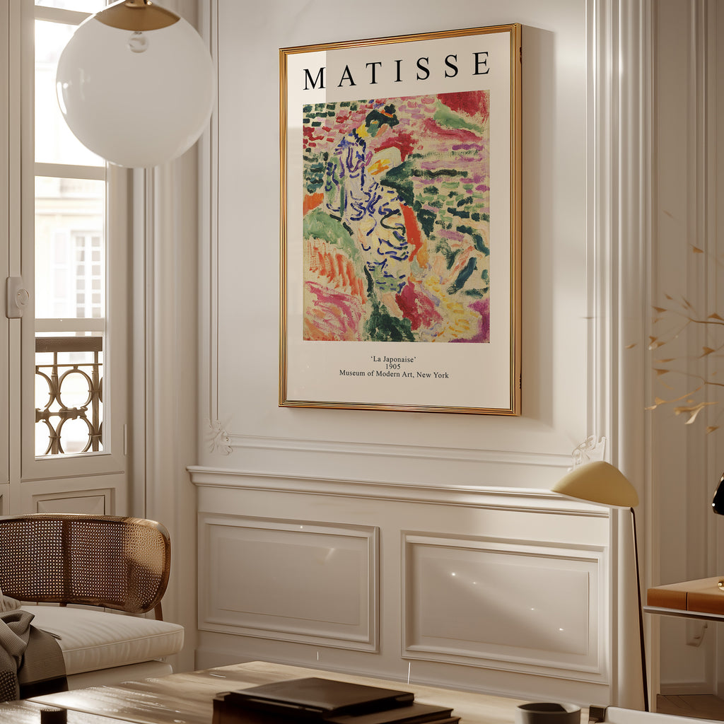 Matisse Art Poster – 'La Japonaise' Museum Print