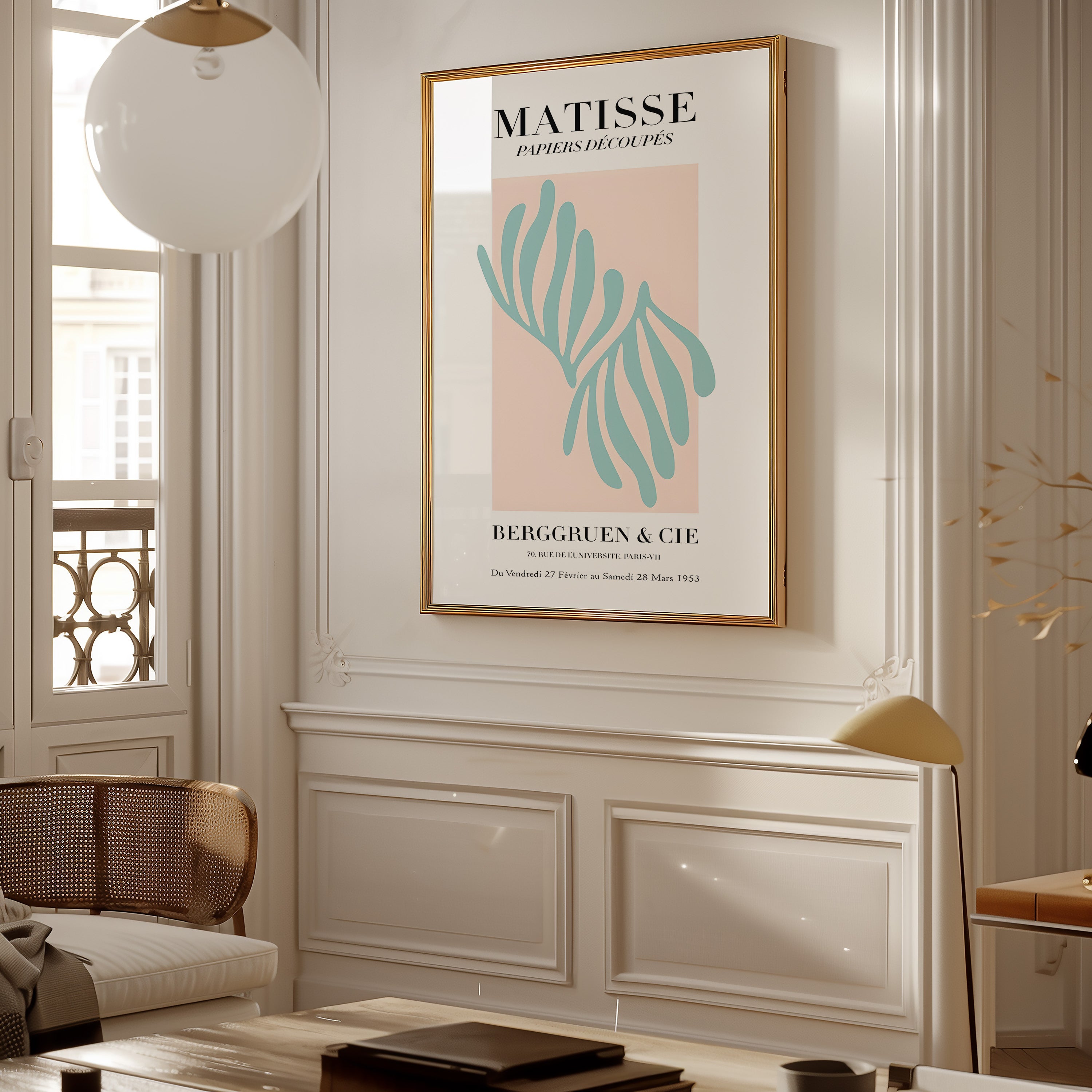 Matisse Abstract Poster – Pastel Cutout Art Print